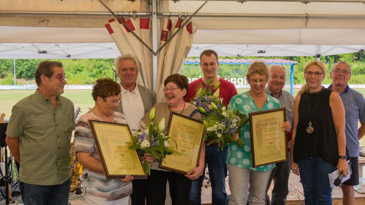 50 Jahre SV Lengfurt / Die neuen Ehrenmitglieder